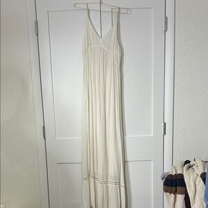 Patrons of Peace Cream Maxi Dress